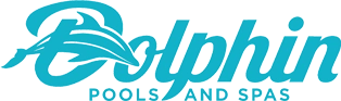 Dolphin Pools and Spas Logo